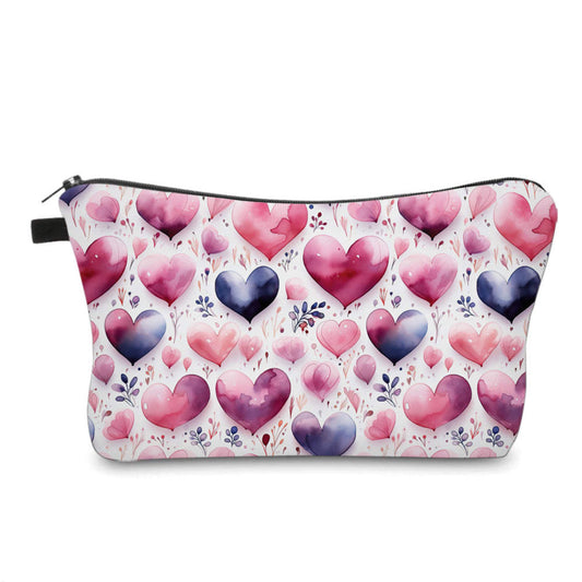 Pouch - Heart Watercolor