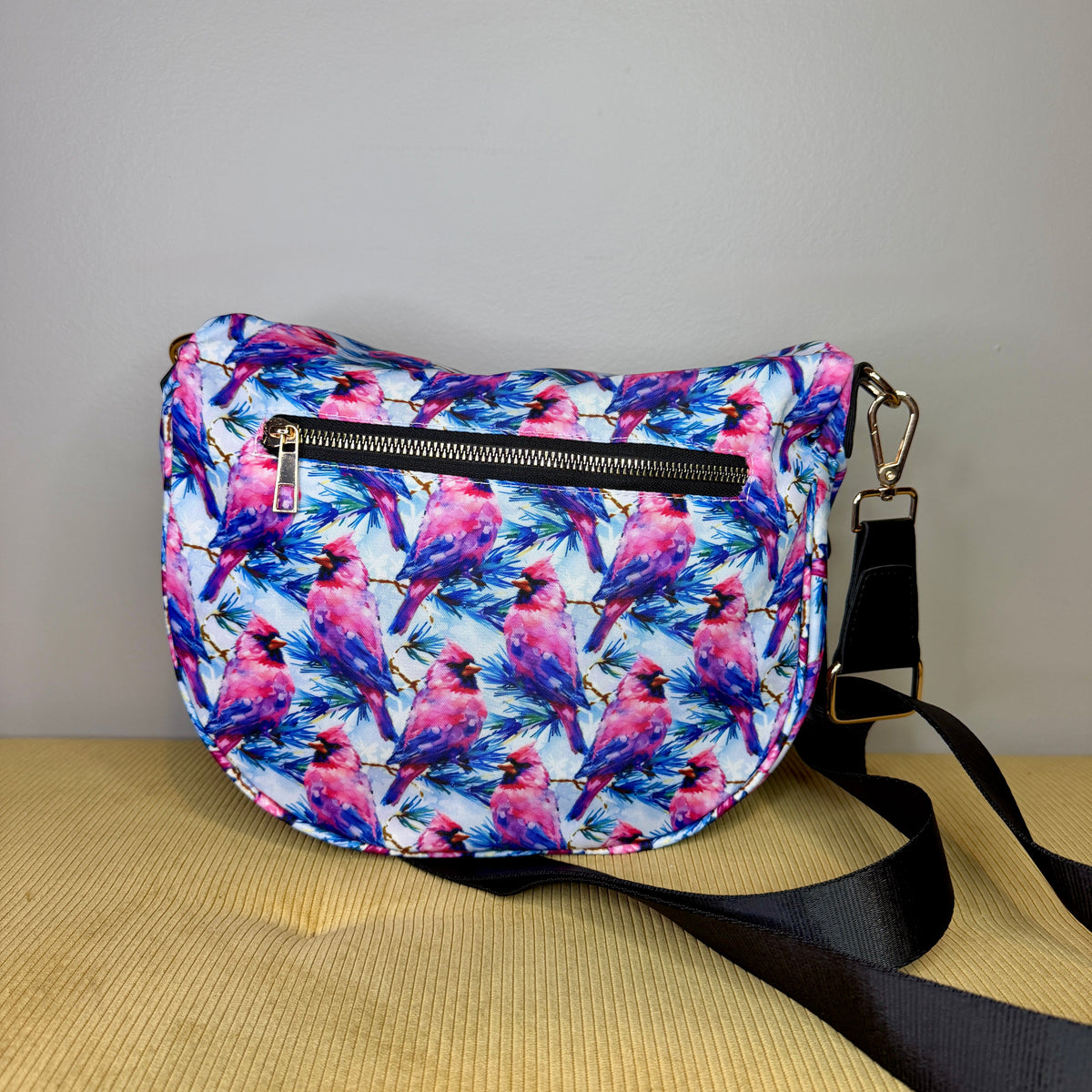 The Roni Nylon Crossbody - Cardinal