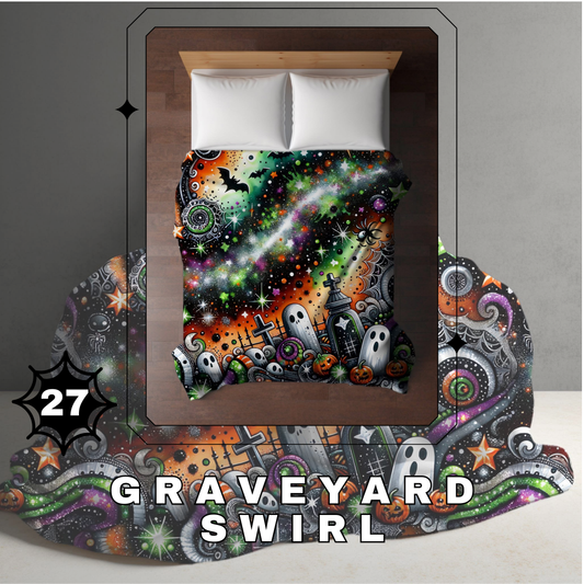Blanket Halloween #27 - Graveyard Swirl - PREORDER