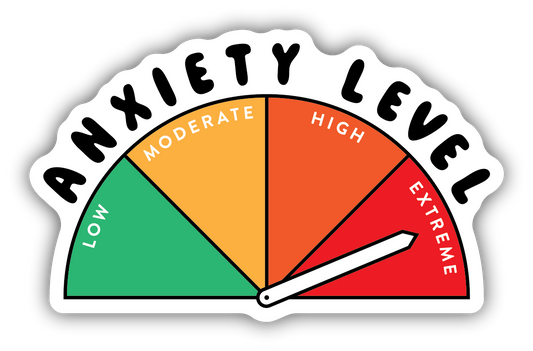 *Sticker - Anxiety Level Sign