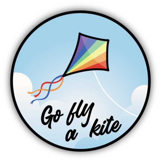 *Sticker - Go Fly A Kite