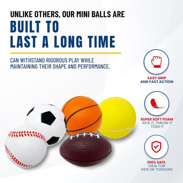 *Balls - 5-Ball Mini Sports Pack