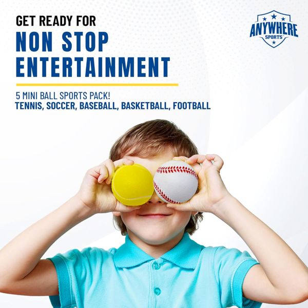 *Balls - 5-Ball Mini Sports Pack