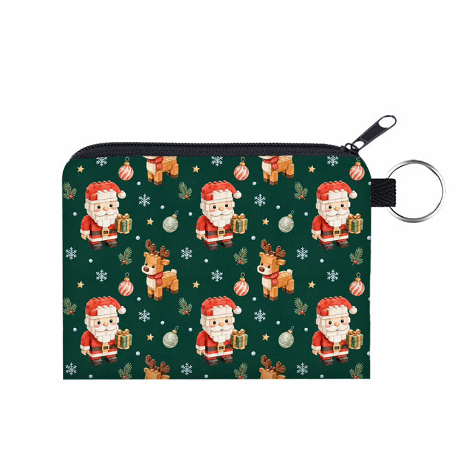 Mini Pouch - Christmas Building Blocks