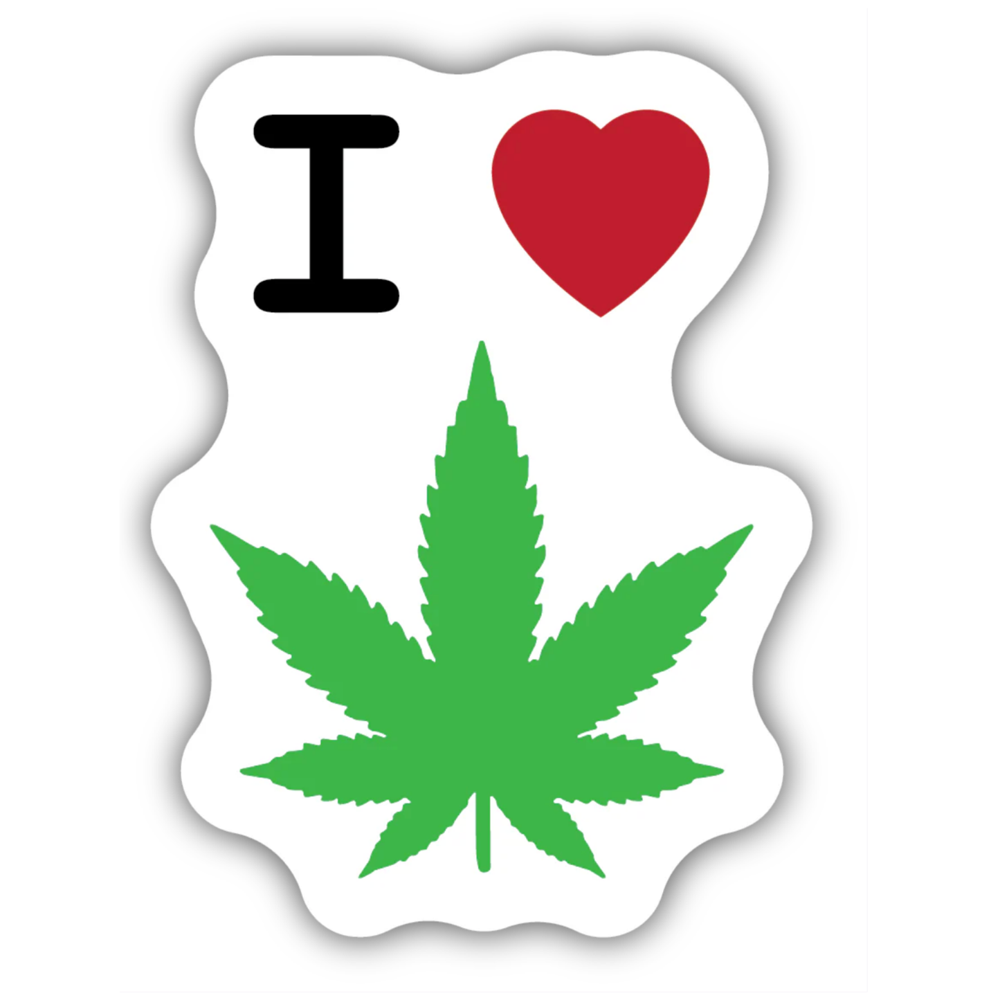 *Sticker - I Love Weed