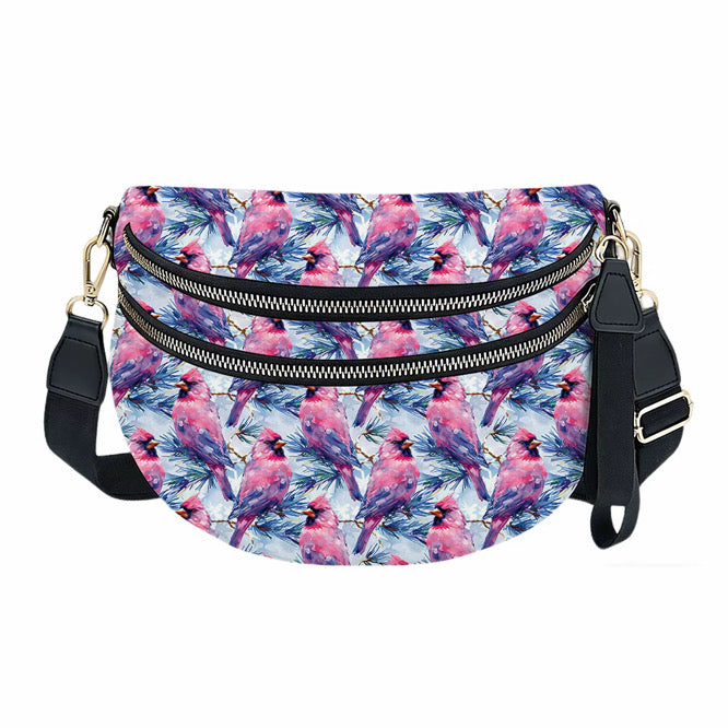 The Roni Nylon Crossbody - Cardinal