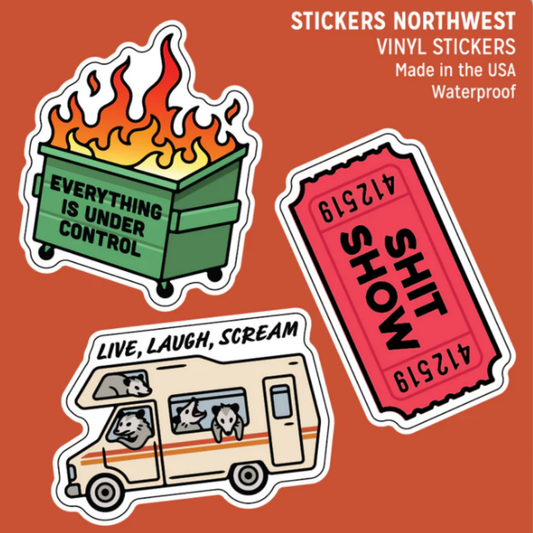 *Sticker - Mini Trio - Snarky Everything Is Under Control