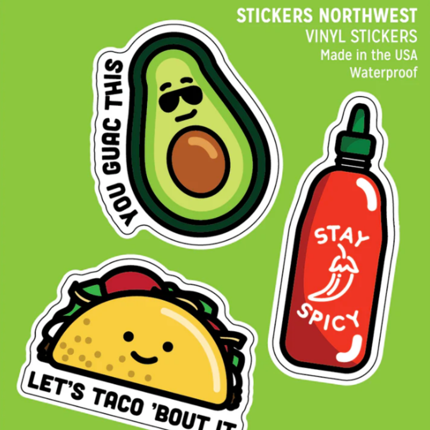 *Sticker - Mini Trio - Taco