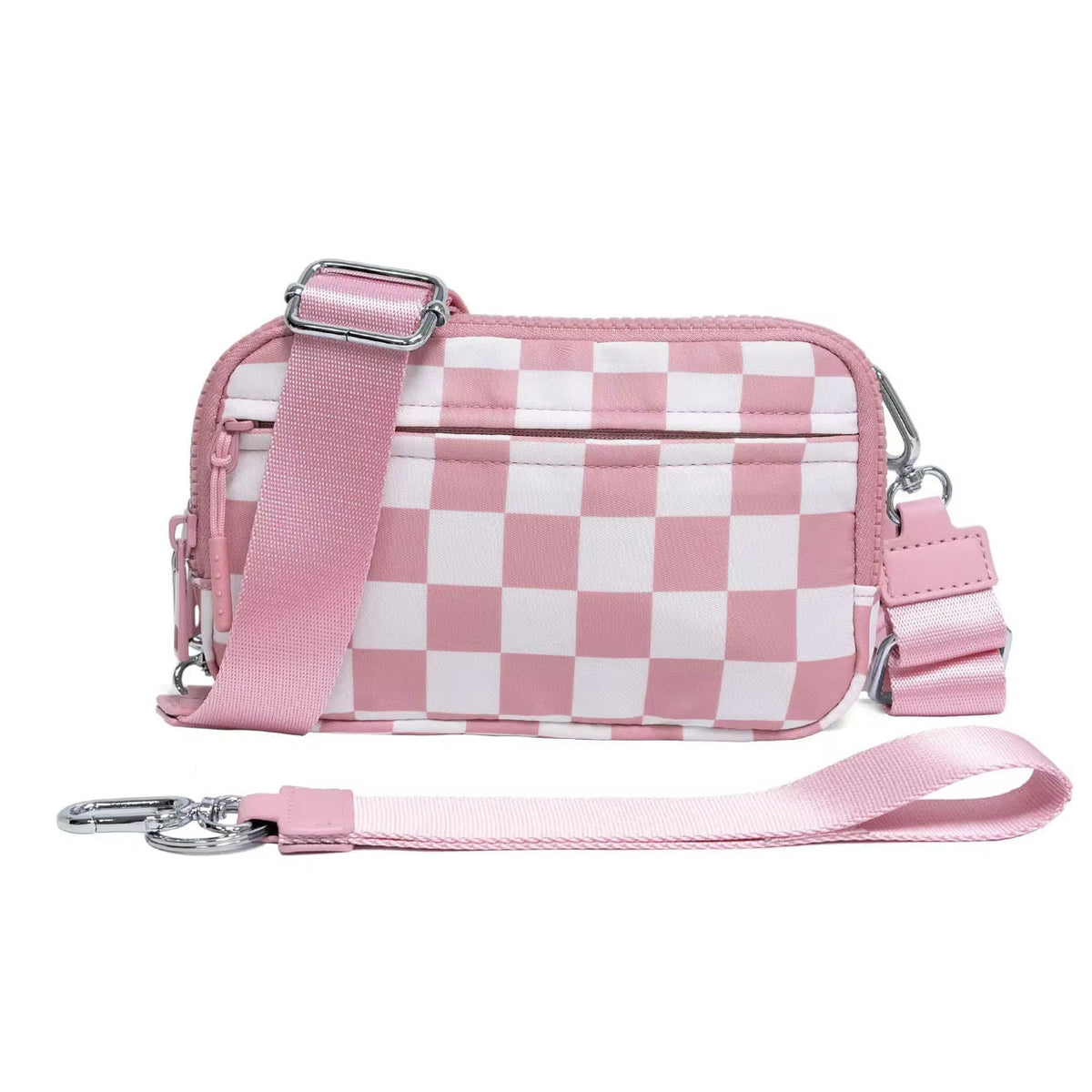 Remi - Nylon Crossbody Checkered