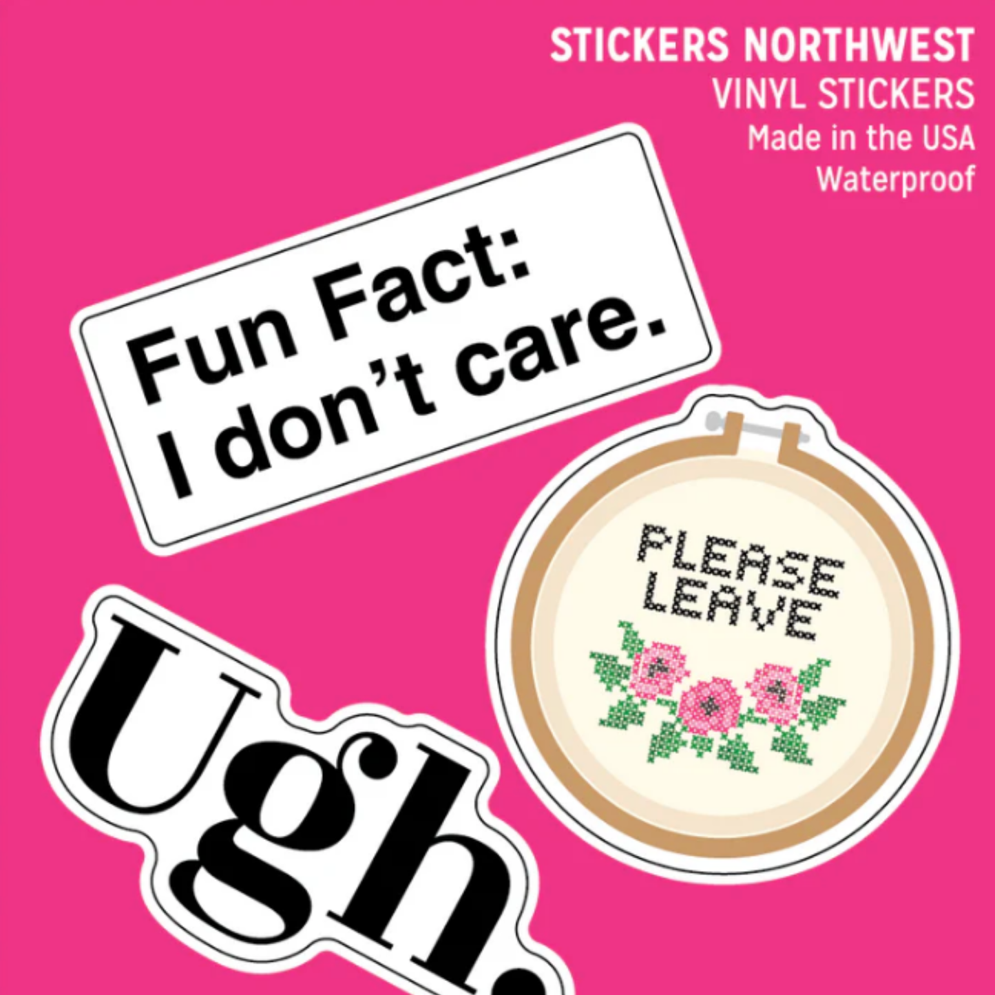 *Sticker - Mini Trio - Snarky Ugh