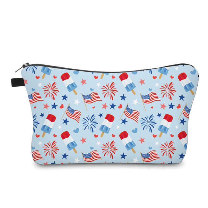 Pouch - America, Flag Fireworks