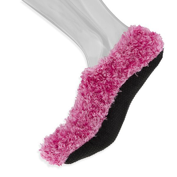 *Fuzzy Fashion Footies - Pink