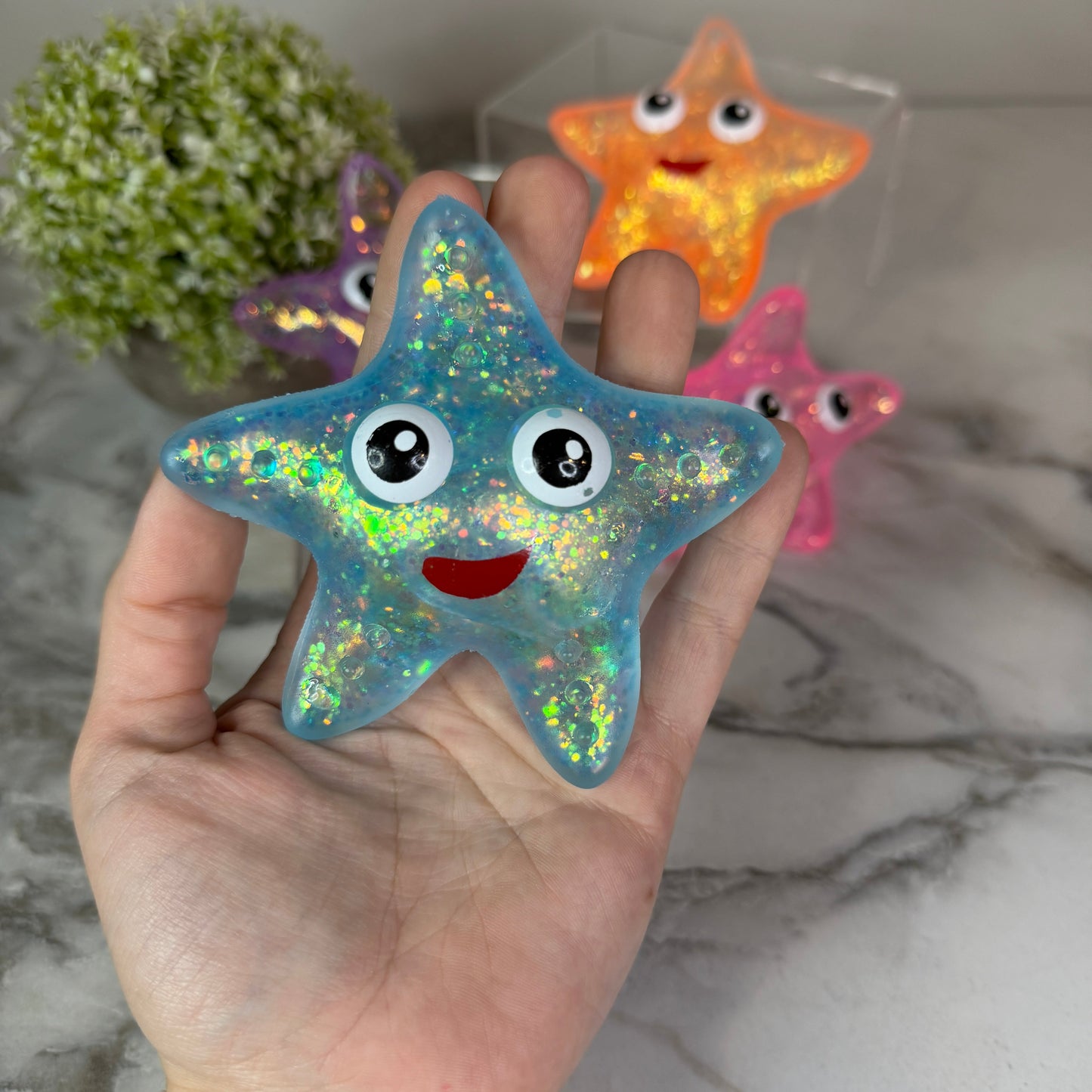 *Squishy Toy - Glitter Starfish