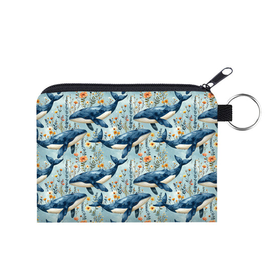 Mini Pouch - Animal Whales