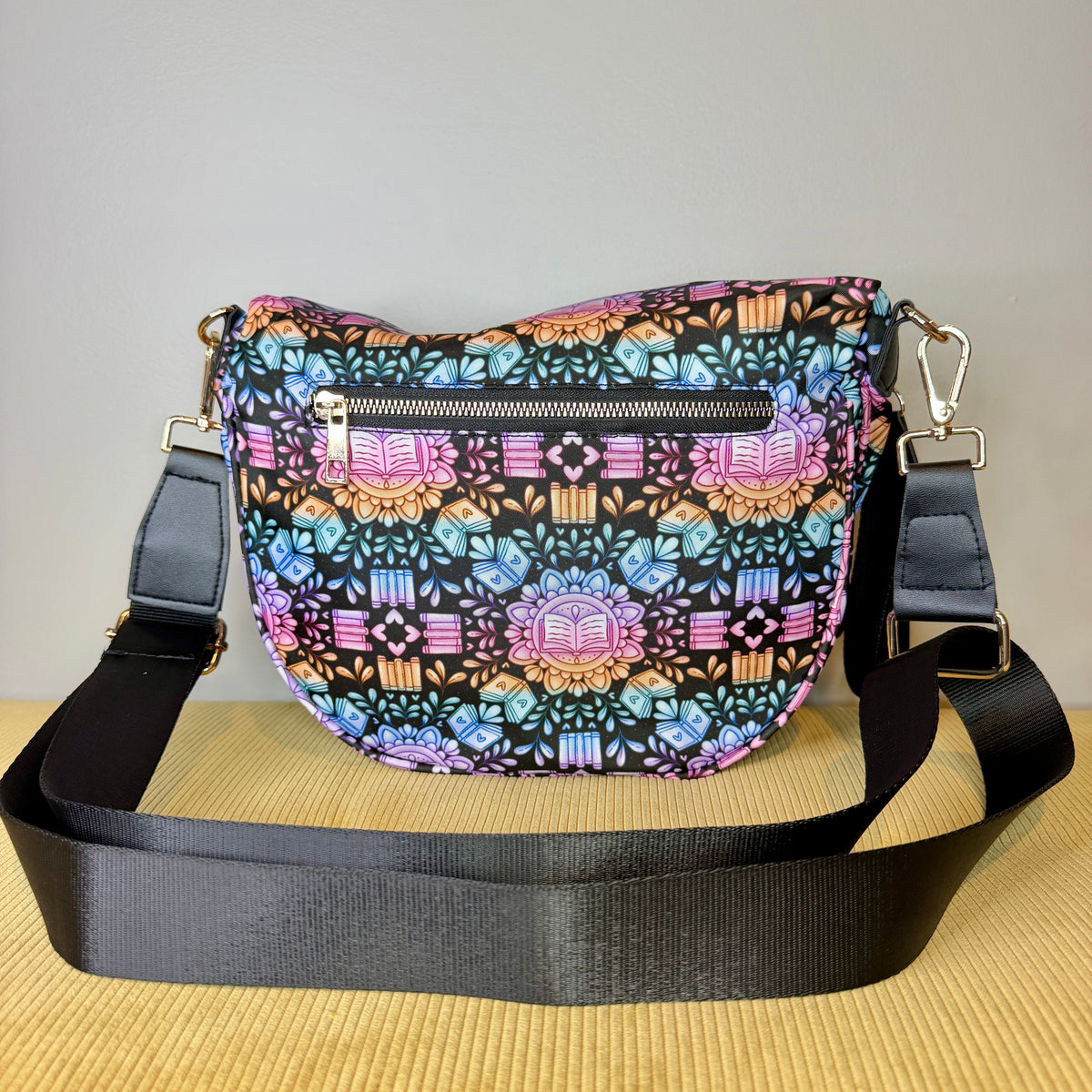 The Roni Nylon Crossbody - Book Mandala