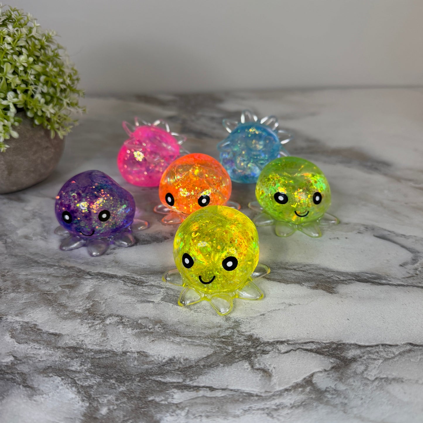 *Squishy Toy - Octopus Glitter