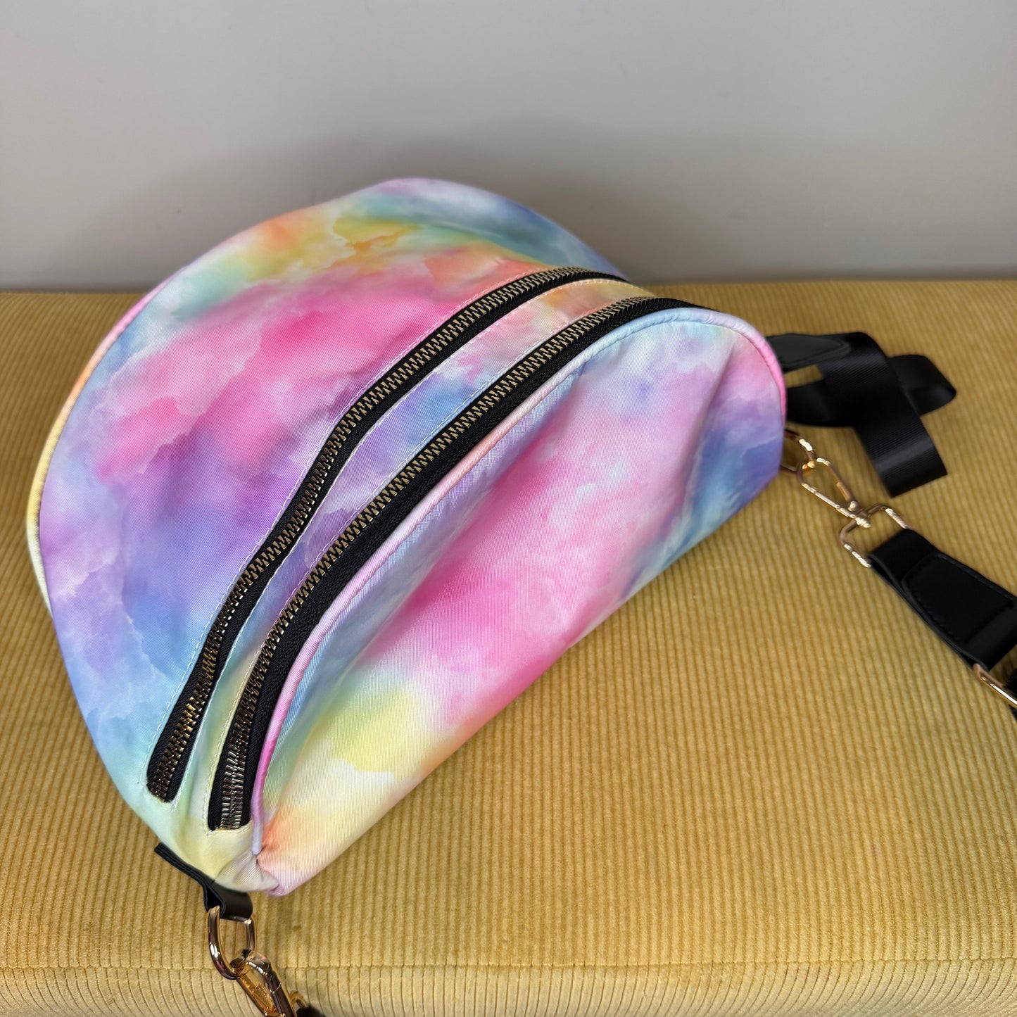 The Roni Nylon Crossbody - Tie Dye Ombré Pastel - PREORDER