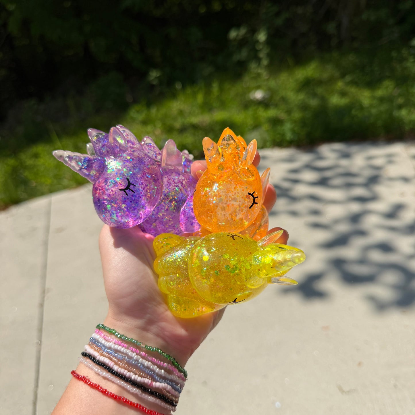 *Squishy Toy - Unicorn Glitter