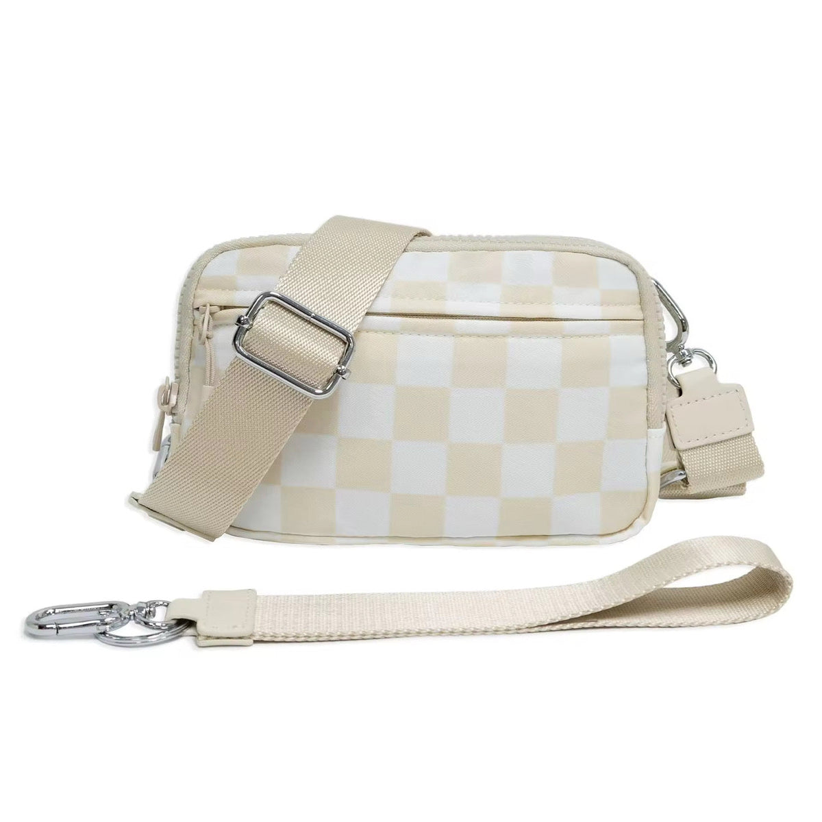 Remi - Nylon Crossbody Checkered