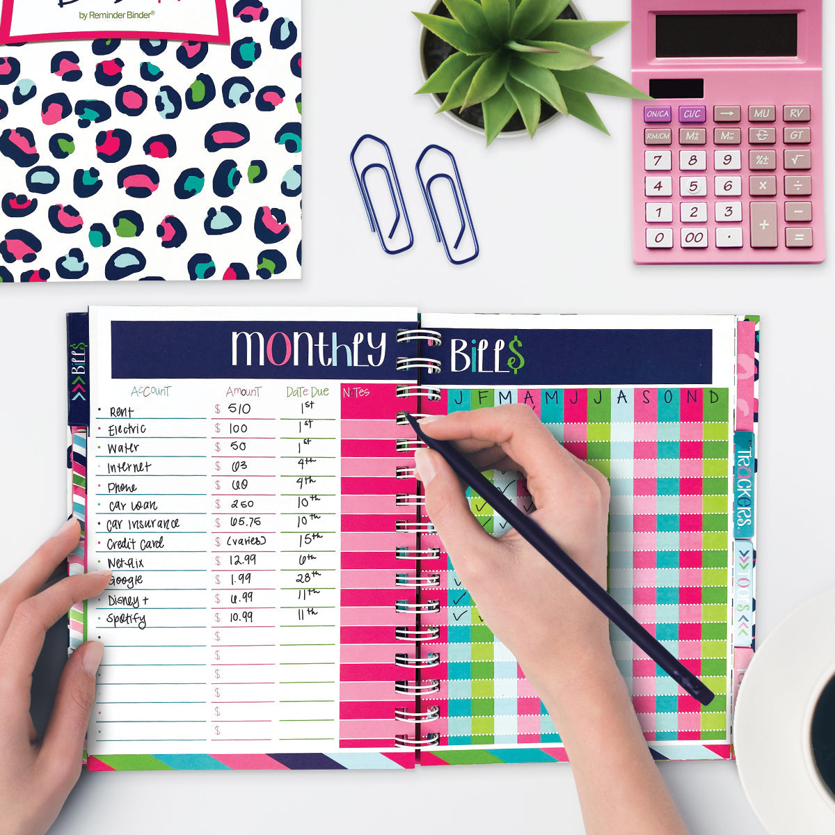 NEW! 2026 Goal Getter Bundle + 2026 Mini Calendar | Reminder Binder® Planner, Gratitude Finder® Journal and Budget Binder™