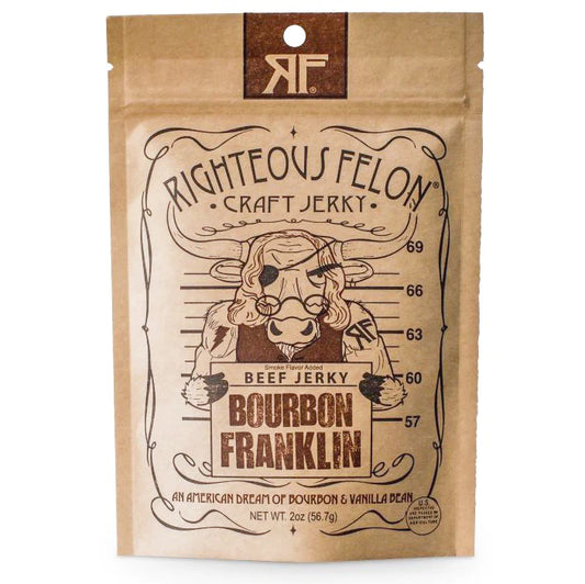 *BEEF JERKY - BOURBON FRANKLIN