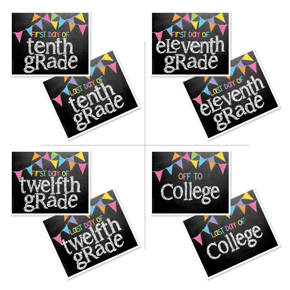 Mom Must-Have School Keepsake Kit | Class Keeper, Photo Prop Deck & School Stickers + BONUS App Membership