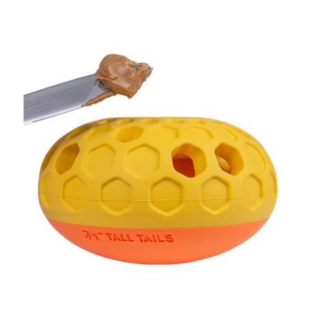 *Pet Toy - Natural Rubber Bee Hive Toy - 4"
