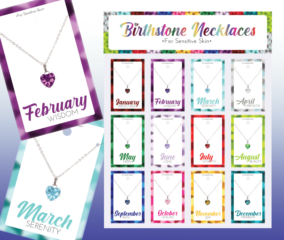 *Necklace - Birthstone Necklaces
