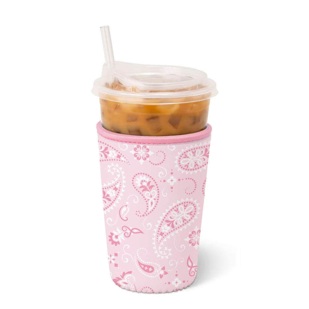 *SWIG - Iced Cup Coolie (Medium) - Blush Bandana