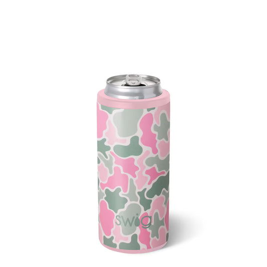 *SWIG - Skinny Can Cooler 12oz - Blushing Camo