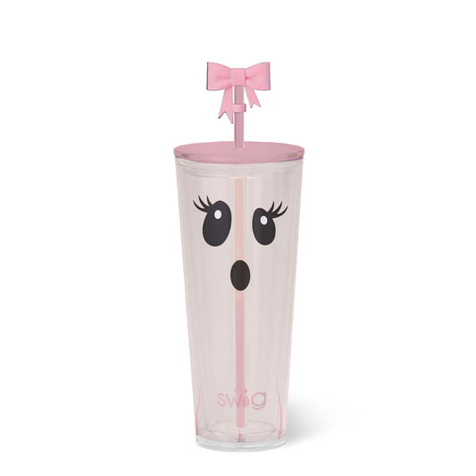 *SWIG Plastic Tumbler 24oz - Boo Crew Ghost