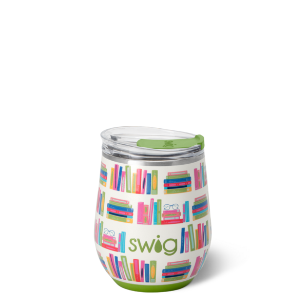 *SWIG Stemless Wine Cup (12oz) - Book Club