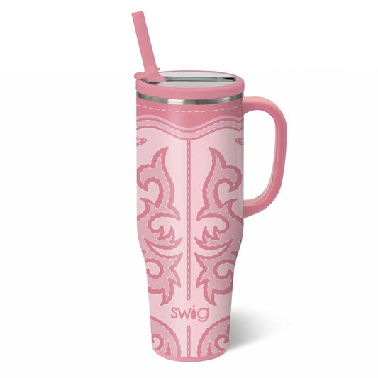 *SWIG Mega Mug (40oz) - Boot Scootin’ Pink