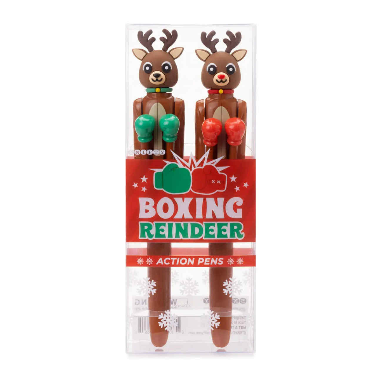 *Pen - Boxing Reindeer Action Pens