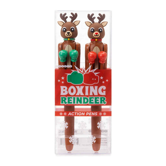 *Pen - Boxing Reindeer Action Pens