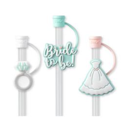 *SWIG Straw Topper Set - Bride to Be