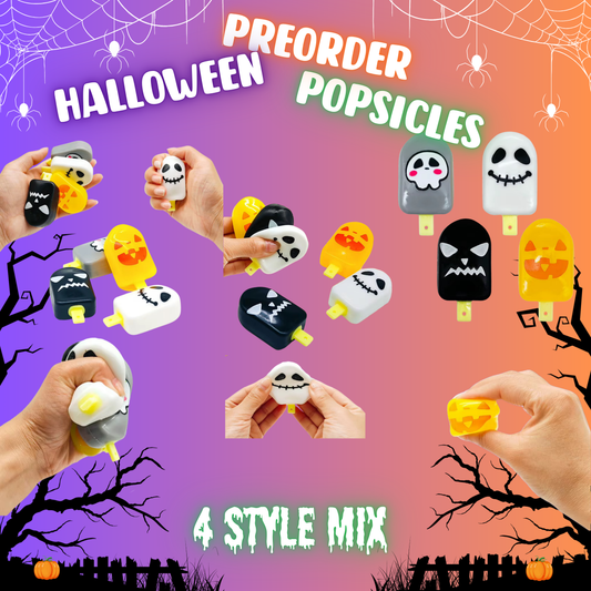 Squishy Toy - Halloween Popsicle - PREORDER