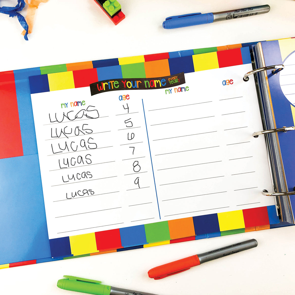 Mom Must-Have School Keepsake Kit | Class Keeper, Photo Prop Deck & School Stickers + BONUS App Membership