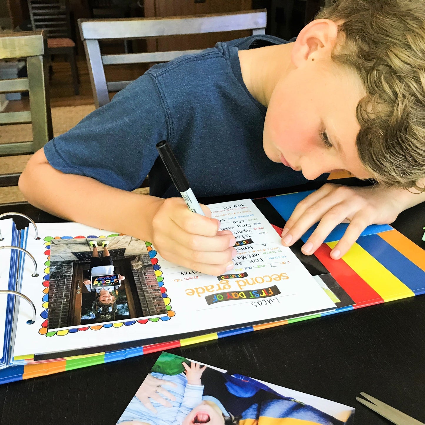 Mom Must-Have School Keepsake Kit | Class Keeper, Photo Prop Deck & School Stickers + BONUS App Membership