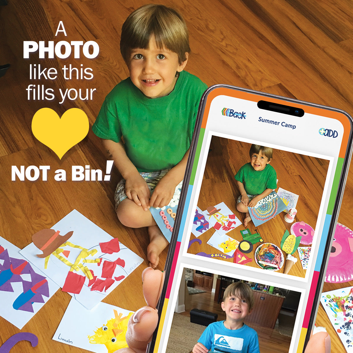 Mom Must-Have School Keepsake Kit | Class Keeper, Photo Prop Deck & School Stickers + BONUS App Membership