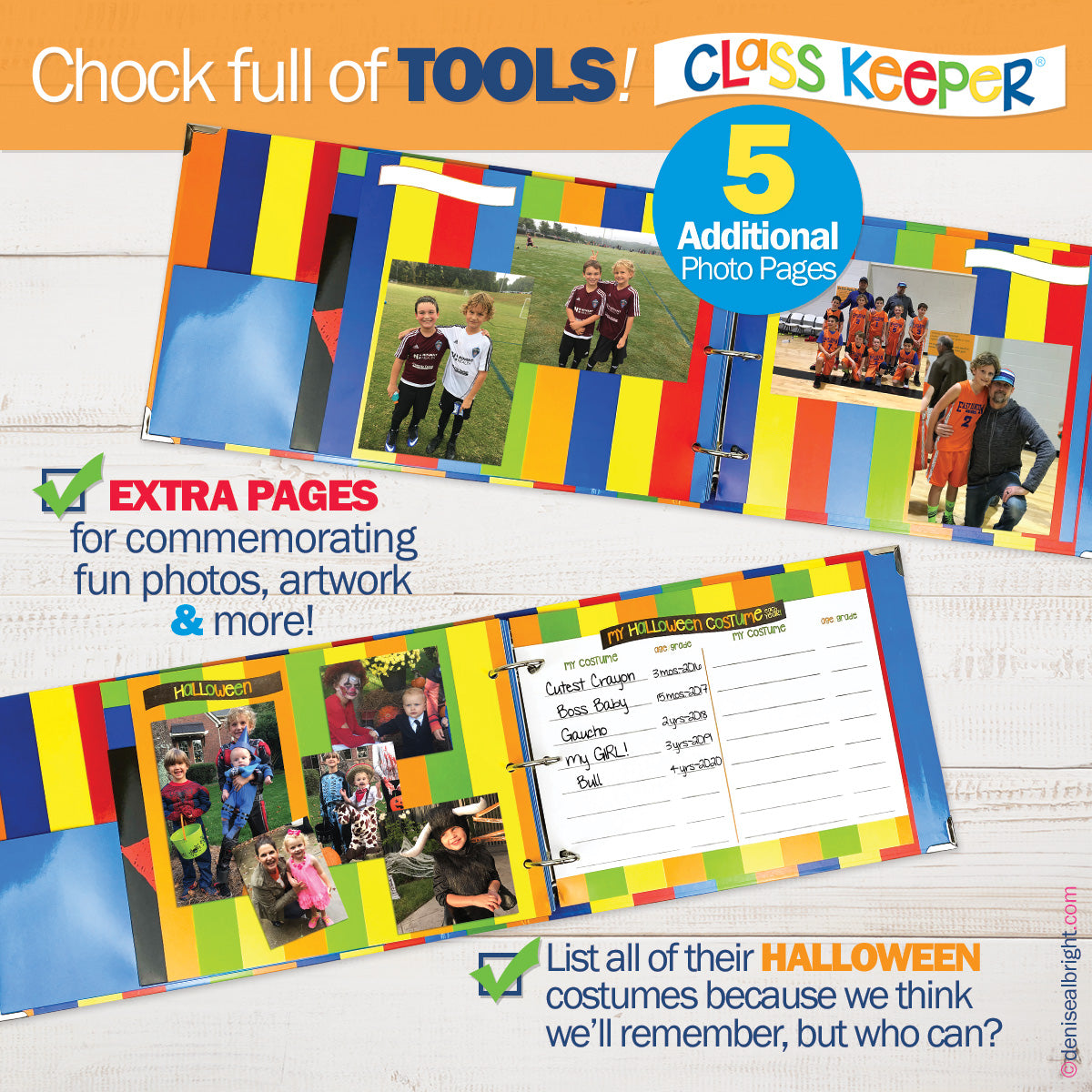 Class Keeper® School Days Memory Book + BONUS App Membership | (2) Styles