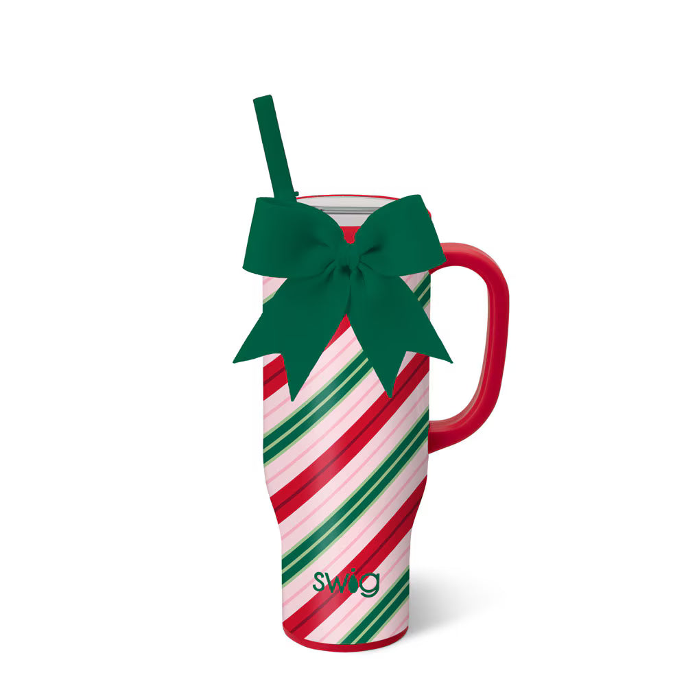 *SWIG Mini Mega Mug 30oz - Candy Cane Lane