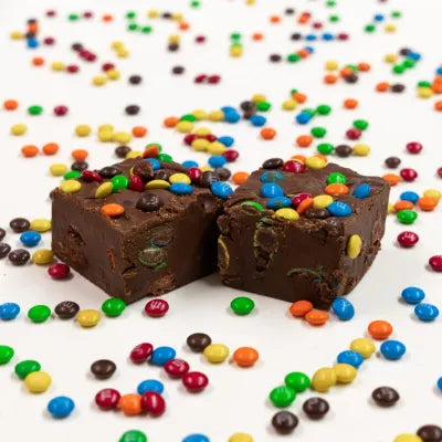 *Fudge - Chocolate Fudge with M&M's (1/2 lb Package)