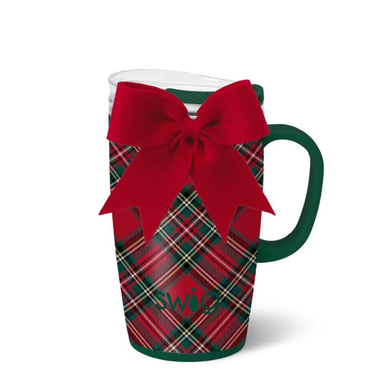 *SWIG Coffee Mug 18oz - Christmas Plaid
