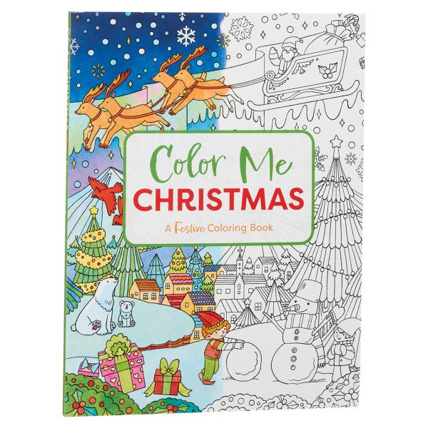 *Adult Coloring Book - Color Me Christmas
