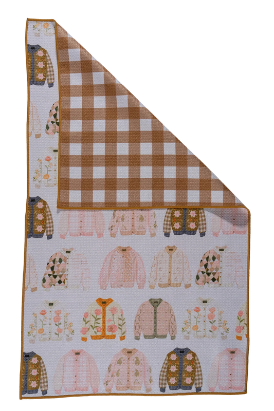 *Dish Towels - Cozy Cardigan
