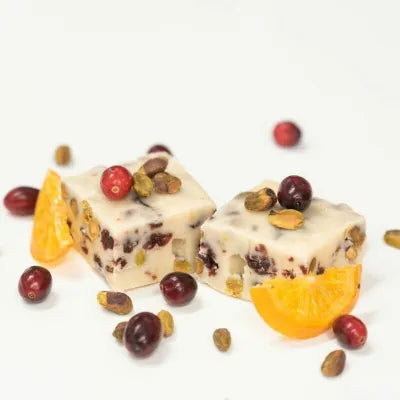 *Fudge - Cranberry Orange Pistachio (1/2 lb Package)