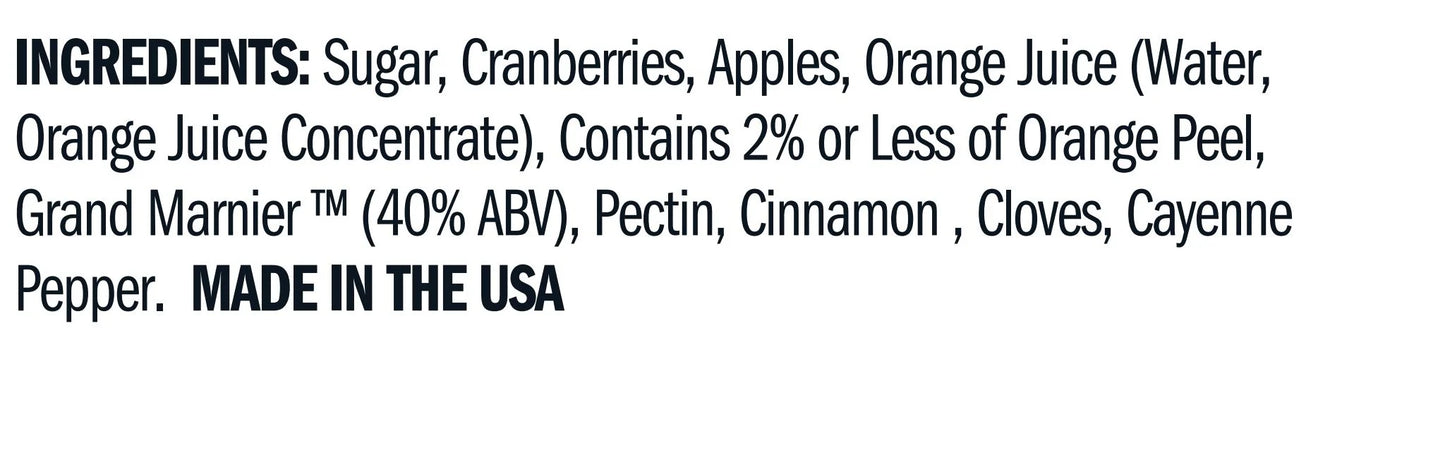 *Jam - Cranberry Relish With Grand Marnier™