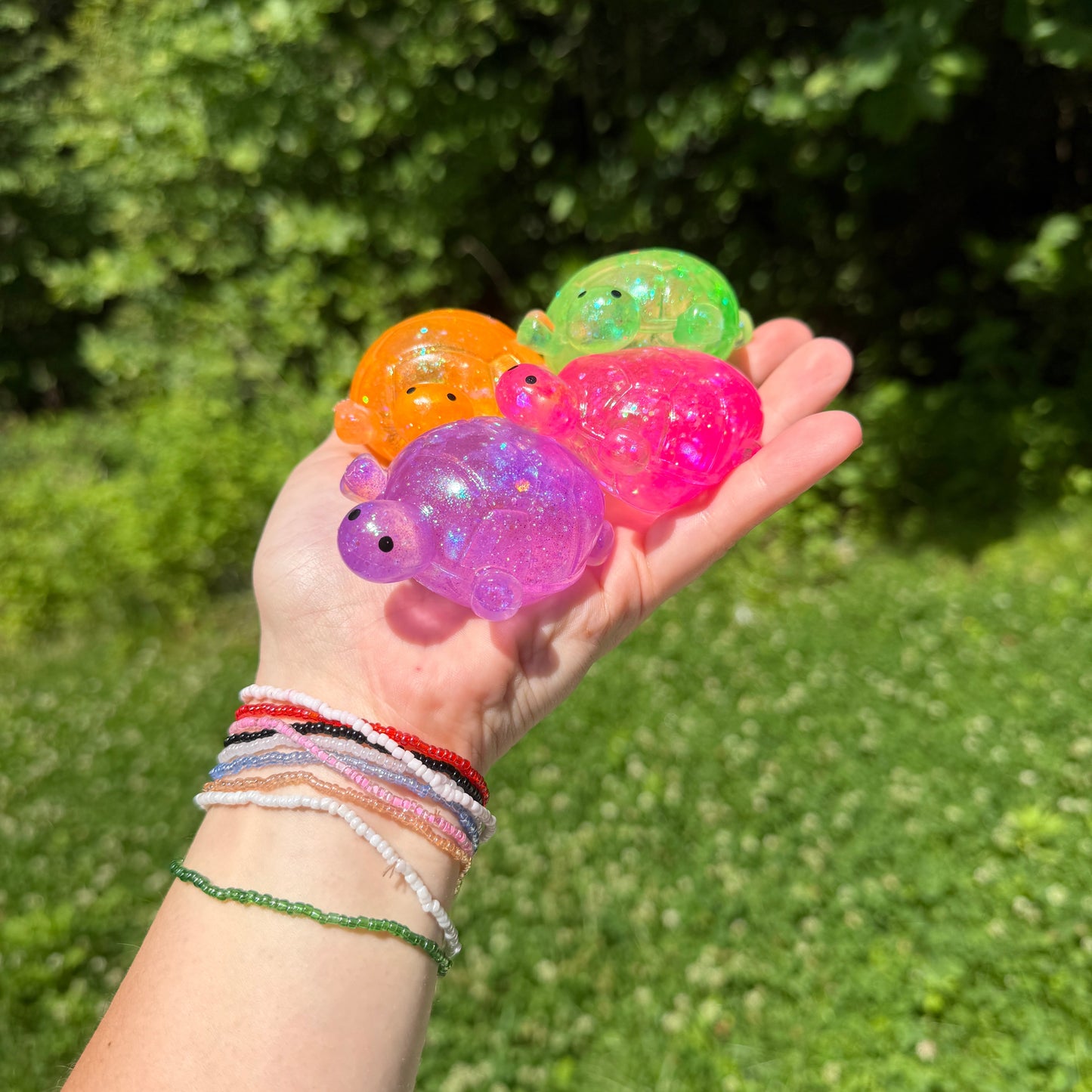 Squishy Toy - Glitter Turtle