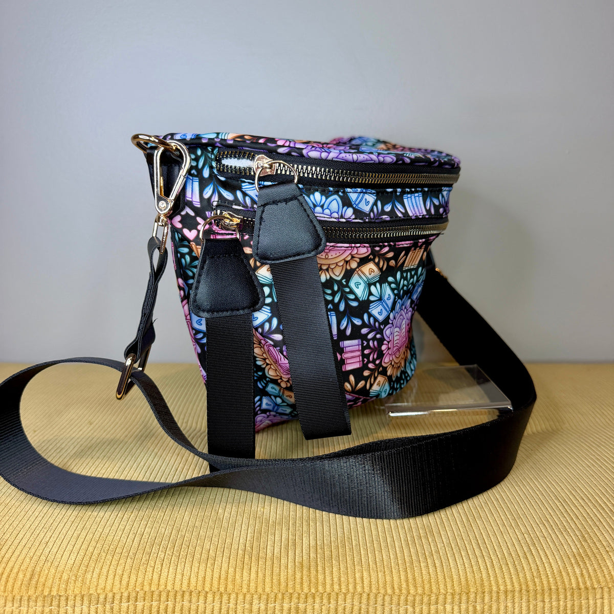 The Roni Nylon Crossbody - Book Mandala